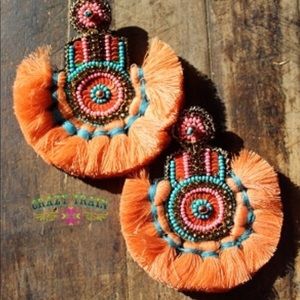 Crazy train earrings